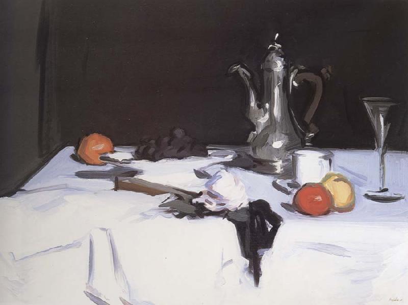 Samuel John Peploe Still Life with Coffee Pot